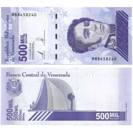 (W113) Venezuela. 2020. 500000 Bolívares (SC)