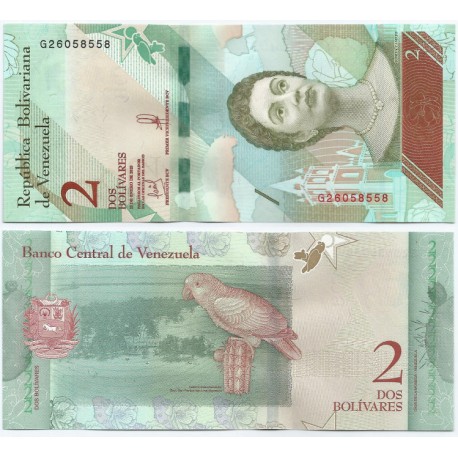 (101) Venezuela. 2018. 2 Bolívares (SC)