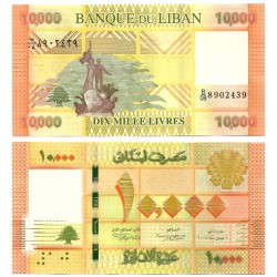 (92b) Líbano. 2014. 10000 Livres (SC)