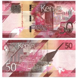 (W52) Kenia. 2019. 50 Shillings (SC)