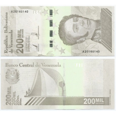 (W112) Venezuela. 2020. 200000 Bolívares (SC)