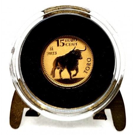 España. 2023. 15 Euro Cent (Proof) (Oro)