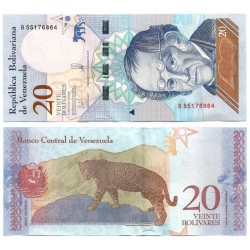 (104) Venezuela. 2018. 20 Bolívares (SC)