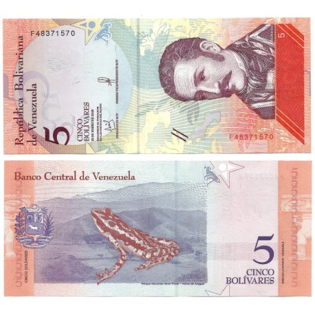 (102) Venezuela. 2018. 5 Bolívares (SC)