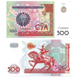 (81) Uzbekistán. 1999. 500 Som (SC)