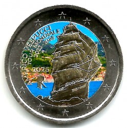 Italia. 2025. 2 Euro (SC) Coloreada