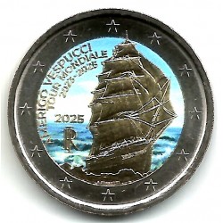 Italia. 2025. 2 Euro (SC) Coloreada