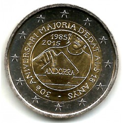 Andorra. 2015. 2 Euro (SC) SIN BLISTER
