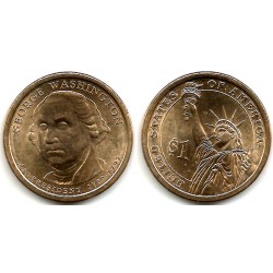 (401) Estados Unidos de América. 2007(D). 1 Dollar (EBC+) George Washington