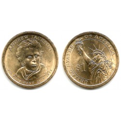 (428) Estados Unidos de América. 2008(P). 1 Dollar (EBC+) Andrew Jackson