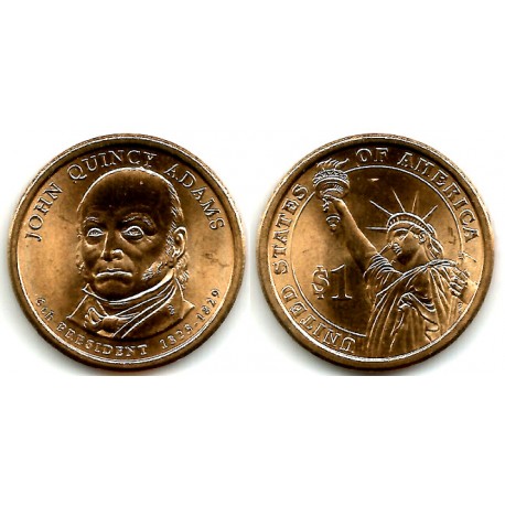 (427) Estados Unidos de América. 2008(D). 1 Dollar (EBC+) John Quincy Adams