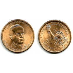 Estados Unidos de América. 2014(P). 1 Dollar (EBC+) Calvin Coolidge