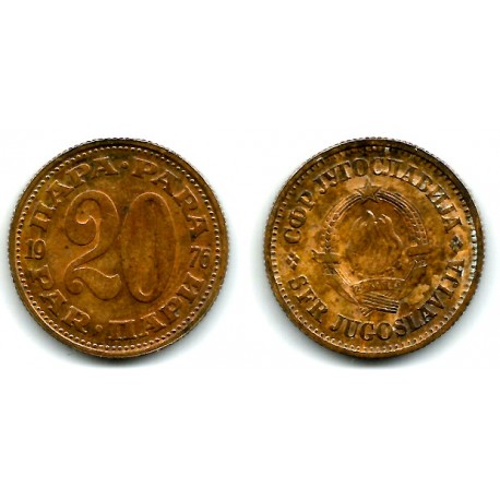 (45) Yugoslavia. 1976. 20 Para (MBC-)