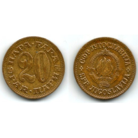 (45) Yugoslavia. 1974. 20 Para (MBC+)