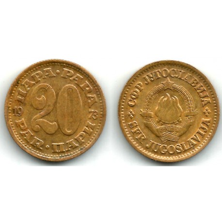 (45) Yugoslavia. 1975. 20 Para (MBC+)