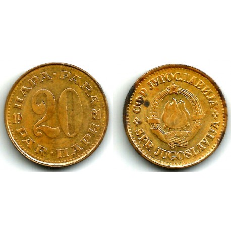 (45) Yugoslavia. 1981. 20 Para (MBC)