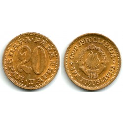 (45) Yugoslavia. 1975. 20 Dinara (EBC+)