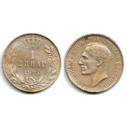 (5) Yugoslavia. 1925. 1 Dinar (MBC)
