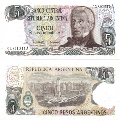 (312) Argentina. 1983-84. 5 Pesos (SC)