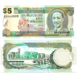 (67a) Barbados. 2007. 5 Dollars (SC)