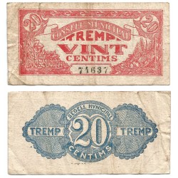 Tremp. 1937. 20 Céntimos (BC)