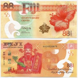 (W123) Fiji. 2022. 88 Cents (SC)