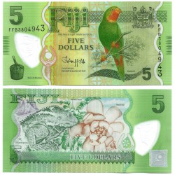 (115a) Fiji. 2012. 5 Dollars (SC)