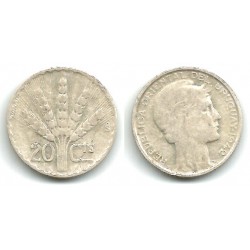 (29) Uruguay. 1942. 20 Centesimos (BC) (Plata)