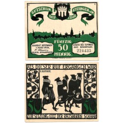 Kitzingen (Baviera). 1921. 50 Pfennig (EBC)