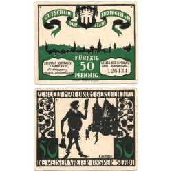 Kitzingen (Baviera). 1921. 50 Pfennig (EBC+)