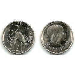 (9.2a) Malaui. 1989. 5 Tambala (EBC+)