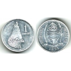 (3) Botswana. 1991. 1 Thebe (EBC-)