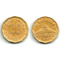 (67) Uruguay. 1981. 20 Centesimos (MBC-)