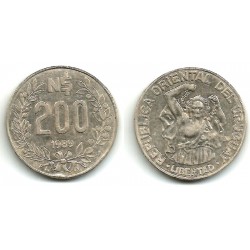 (97) Uruguay. 1989. 200 Nuevos Pesos (MBC)