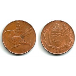 (4a.1) Botswana. 1991. 5 Thebe (MBC)