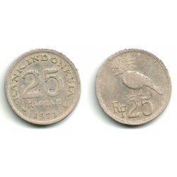 (34) Indonesia. 1971. 25 Rupiah (BC)