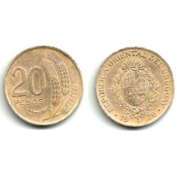 (56) Uruguay. 1970. 20 Pesos (MBC)