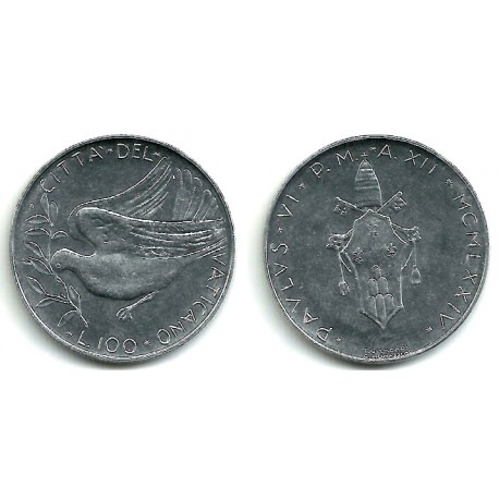 (122) Ciudad del Vaticano. 1974. 100 Lira (SC)