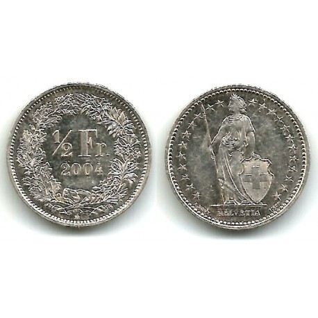 (23a.3) Suiza. 2004. ½ Franc (EBC)