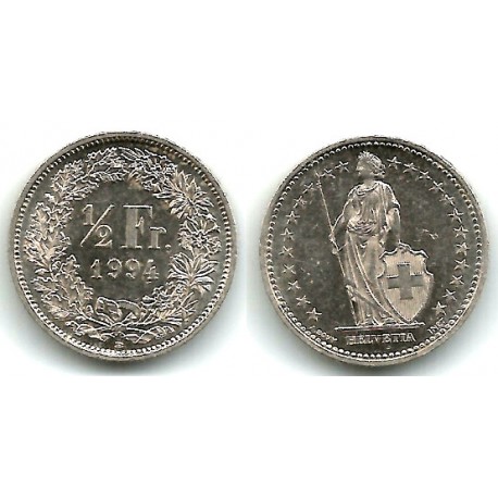 (23a.3) Suiza. 1994. ½ Franc (MBC)
