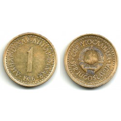(86) Yugoslavia. 1986. 1 Dinar (EBC)