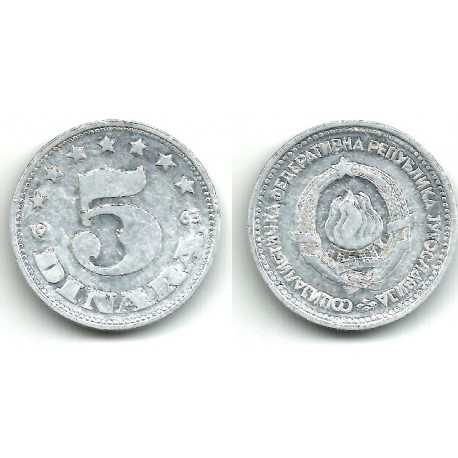 (38) Yugoslavia. 1963. 5 Dinara (EBC)
