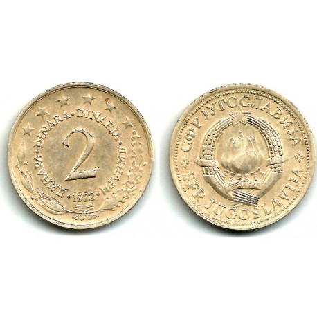 (57) Yugoslavia. 1972. 2 Dinara (MBC)