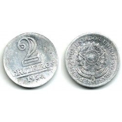 (571) Brasil. 1958. 2 Cruzeiros (MBC-)