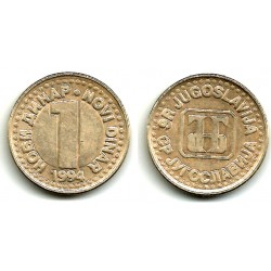 (165) Yugoslavia. 1994. 1 Dinar (MBC+)