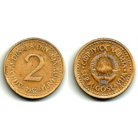 (87) Yugoslavia. 1982. 2 Dinara (MBC+)