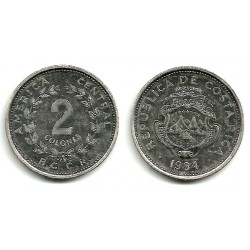 (211.2) Costa Rica. 1984. 2 Colones (MBC+)