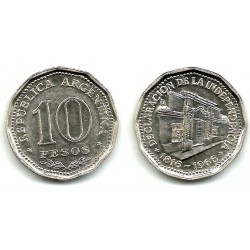 (62) Argentina. 1966. 10 Pesos (EBC)