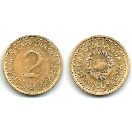 (87) Yugoslavia. 1983. 2 Dinara (MBC+)