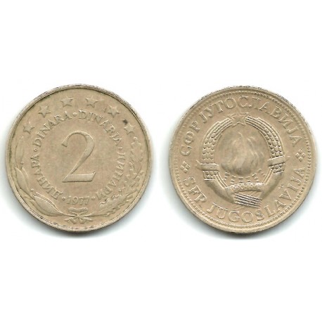(57) Yugoslavia. 1977. 2 Dinara (MBC)